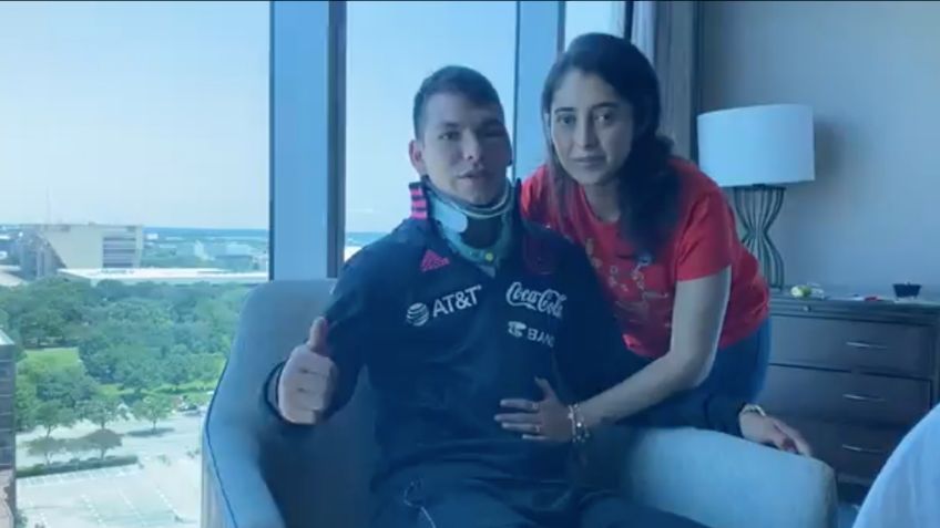 Las primeras palabras de Chucky Lozano tras duro choque en Copa Oro (VIDEO)