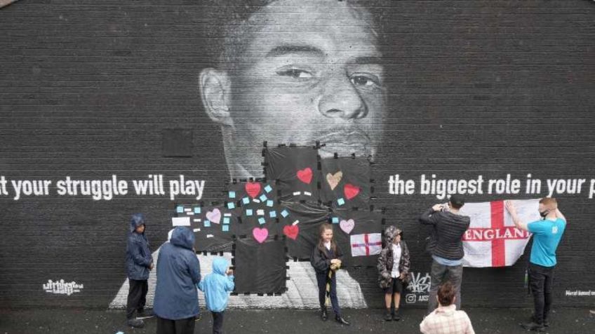 Violencia y racismo en Inglaterra; vandalizan murales tras perder la Eurocopa