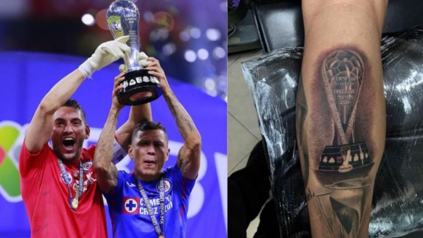 Cruz Azul: Cata Domínguez se tatúa la novena estrella de La Máquina (VIDEO)