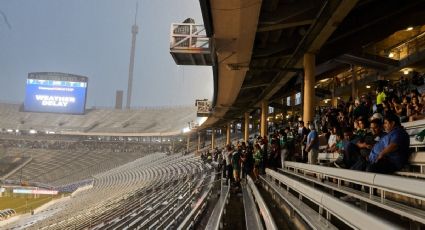 Copa Oro: Impresionante tormenta eléctrica retrasa el México vs Guatemala