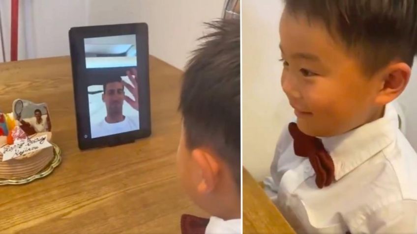 Djokovic sorprende a niño japonés y confirma su participación en Tokio 2020 (VIDEO)