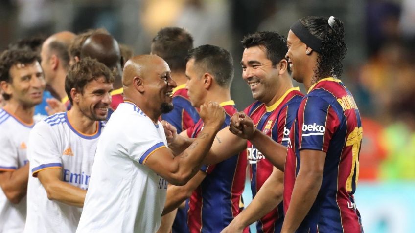 Goles y resultado del Clásico de Leyendas Barcelona vs Real Madrid