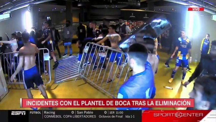 ¡Escándalo en Copa Libertadores! Brutal pelea a golpes entre Boca Juniors y Mineiro