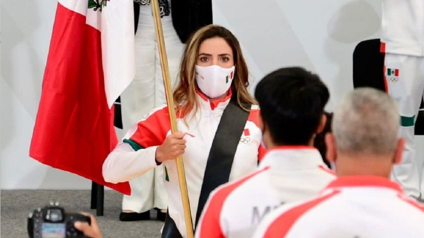 Ella es Gaby López, abanderada de la delegación mexicana en Tokio 2020