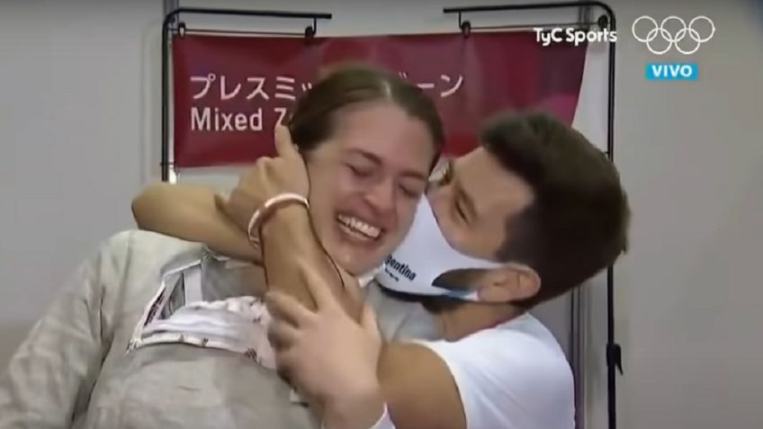 VIDEO VIRAL: Piden matrimonio a atleta en Tokio 2020 por TV