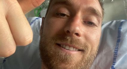 Eriksen se toma FOTO con aficionado tras salir del hospital por paro cardiaco en Eurocopa