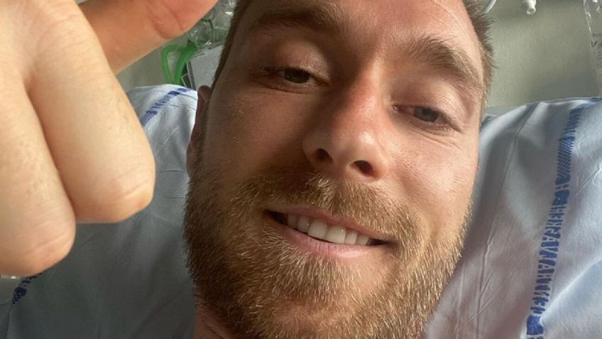 Eriksen se toma FOTO con aficionado tras salir del hospital por paro cardiaco en Eurocopa