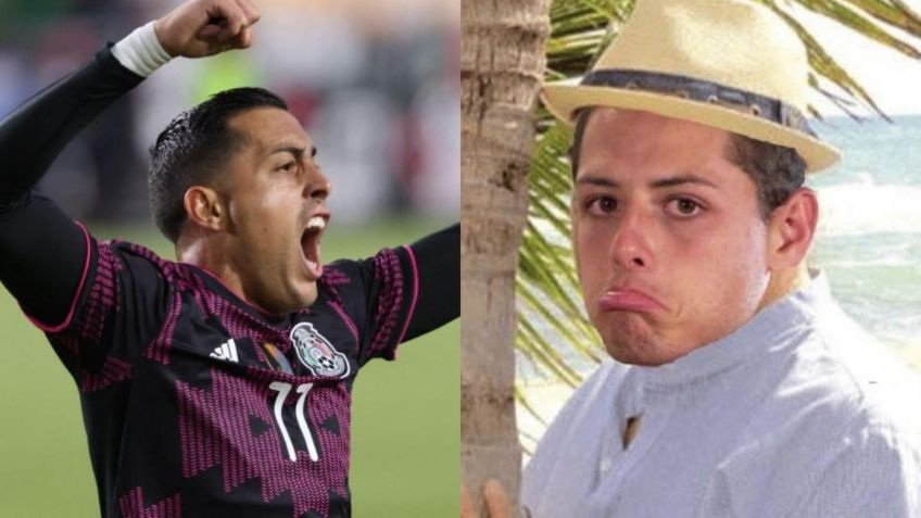MEMES le cantan a Chicharito el gol de Funes Mori en triufo de la Selección Mexicana