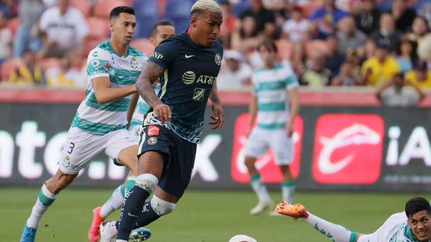 Golazo de Roger Martínez en duelo de pretemporada del América contra Santos (VIDEO)