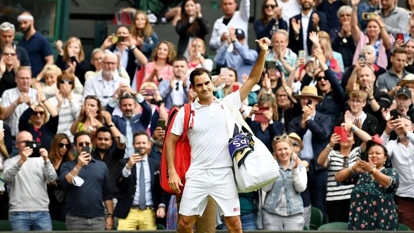 Así fue despedido Roger Federer ¿última vez en Wimbledon? VIDEO
