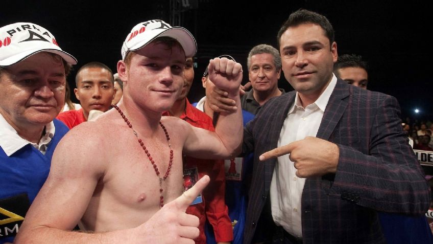 Óscar de la Hoya revela detalles de cómo será su pelea con Canelo Álvarez