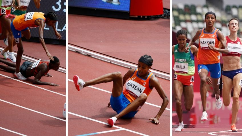 La increíble carrera de Sifan Hassan en Tokio 2020: cae en última vuelta ¡y gana!