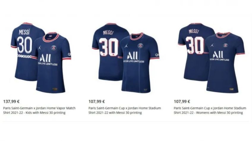 Messi en el PSG: ¿Cuánto cuesta la camiseta oficial con el número 30?