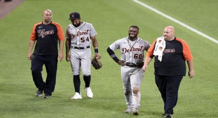 Fuerte choque entre jardineros de Tigres estremece en la MLB (VIDEO)