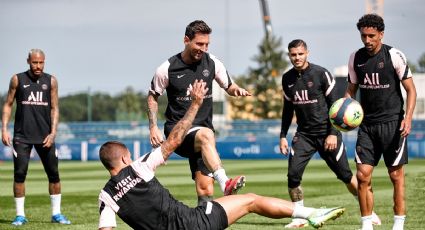 Messi y su primera práctica en PSG con Sergio Ramos, Neymar y Mbappé (VIDEO)