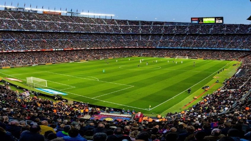Afición del Barcelona insulta al PSG desde el Camp Nou por llevarse a Messi (VIDEO)