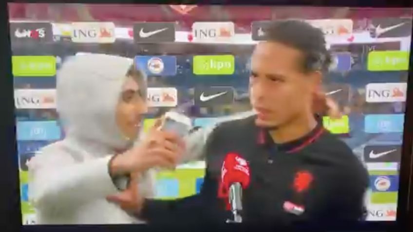 Virgil van Dijk agrede a fan en vivo tras el Noruega vs Países Bajos (VIDEO)