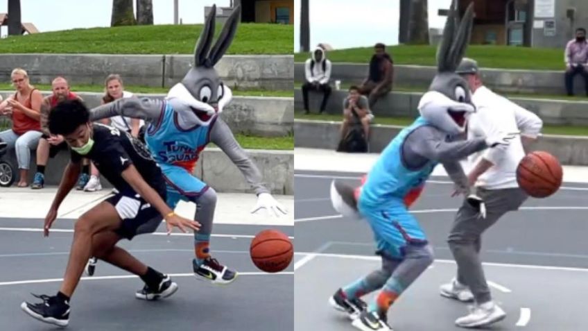 Bugs Bunny, al estilo Space Jam, se luce en duelos de basquetbol (VIDEO)