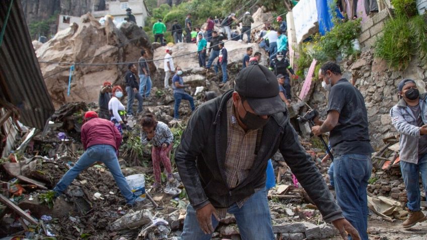 Cerro del Chiquihuite: Albergues y formas de apoyo a damnificados por derrumbe