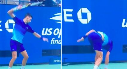 Final US Open: Djokovic destroza su raqueta tras caer ante Medvedev (VIDEO)