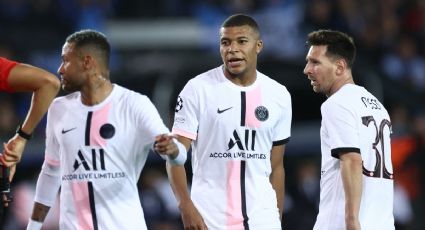 PSG no brilla; empata ante Brujas y dececpiona con Messi, Neymar y Mbappé