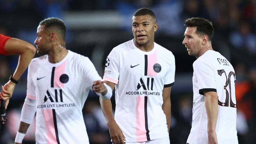 PSG no brilla; empata ante Brujas y dececpiona con Messi, Neymar y Mbappé