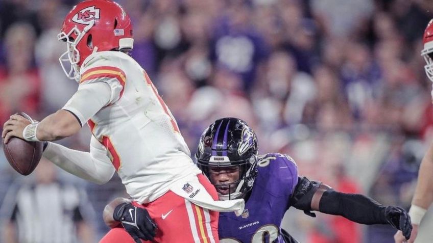 NFL: Ravens regresan de la muerte y le ganan a los Chiefs de Mahomes