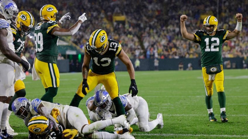 NFL: Aaron Rodgers tiene cambio radical y Green Bay Packers amansan a Detroit Lions