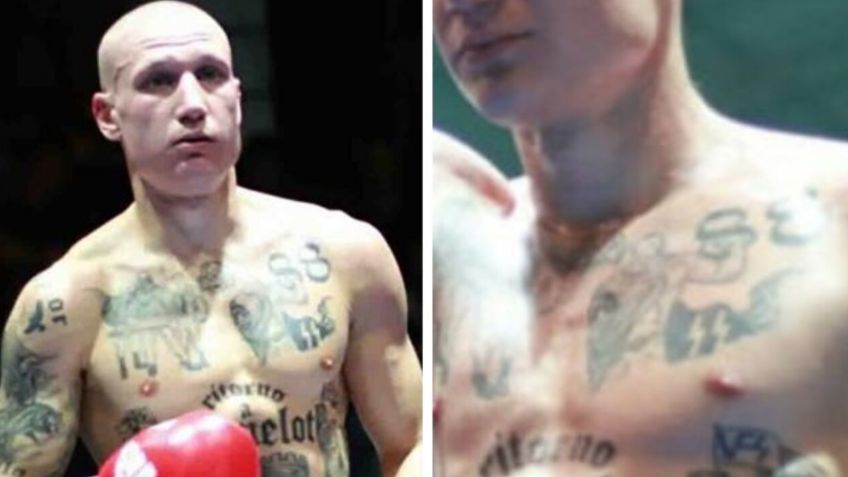 ¡Polémica en el ring! Boxeador es suspendido por mostrar tatuajes nazis en pelea