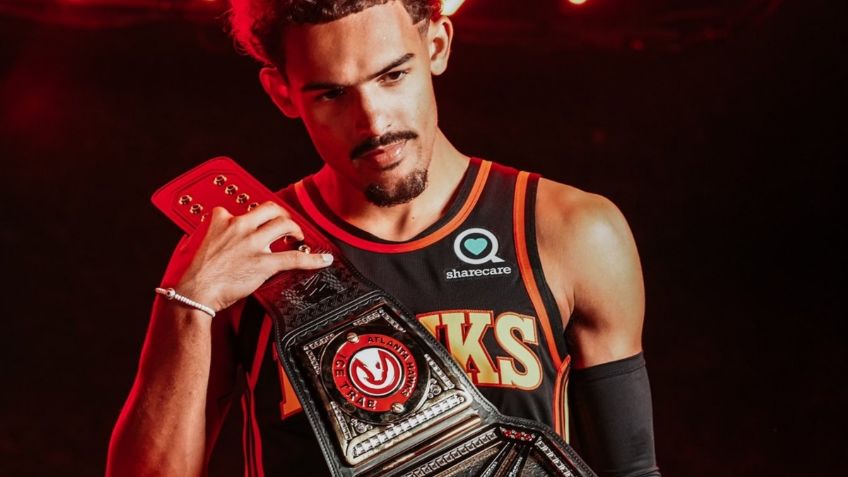 De la NBA a la lucha libre: la increíble historia de Trae Young, campeón en la WWE