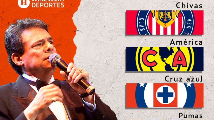 José José: Las canciones que pueden dedicar América, Chivas, Cruz Azul y Pumas