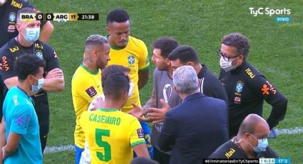 Brasil vs Argentina: La charla entre Messi, Neymar y Tite tras la suspensión (VIDEO)