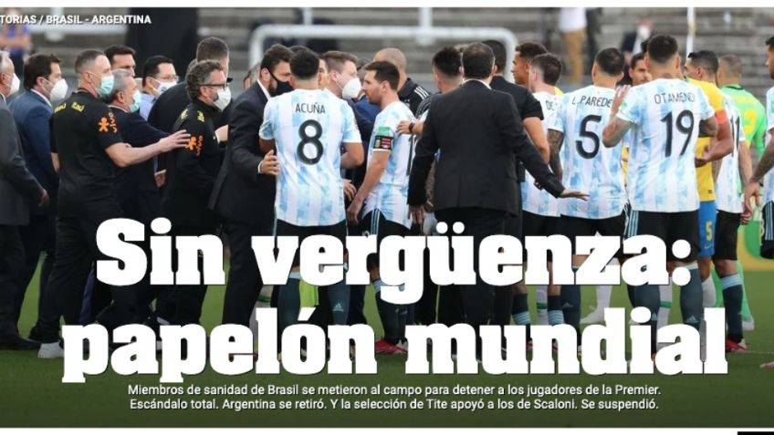 "¡Vergüenza!" Así reaccionó el mundo de futbol por el insólito Brasil vs Argentina