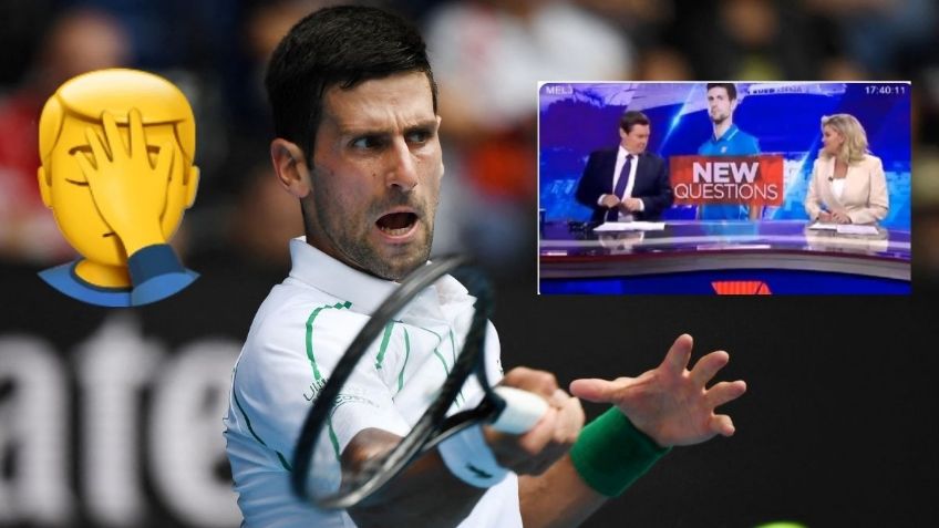 ¡Avísenle! Insultan a Djokovic en TV sin saber que estaban grabando (VIDEO)