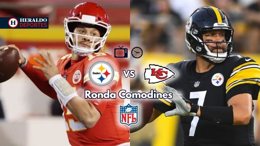 Qué canal transmite Steelers vs Chiefs EN VIVO por TV: Ronda de Comodines NFL