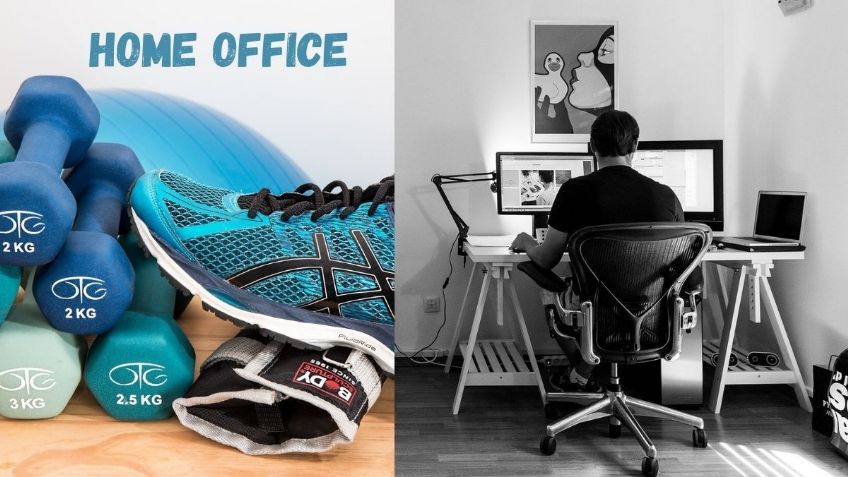 ¿Home office? Los ejercicios que debes hacer si pasas muchas horas sentado