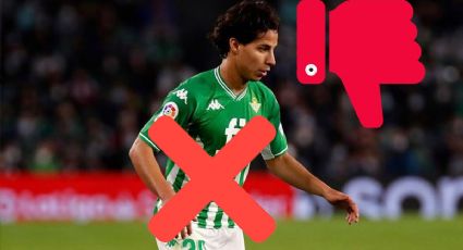 Diego Lainez tiene mal partido y le llueven críticas en redes sociales