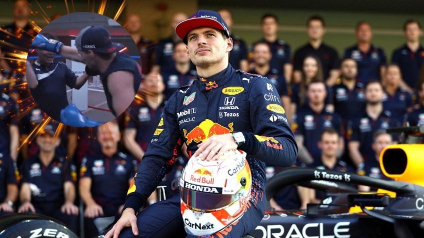 ¡Max Verstappen boxeador! Red Bull recuerda cuando lo entrenó el Travieso Arce (VIDEO)