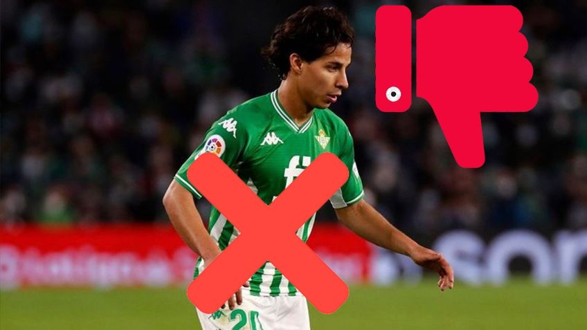 Diego Lainez tiene mal partido y le llueven críticas en redes sociales