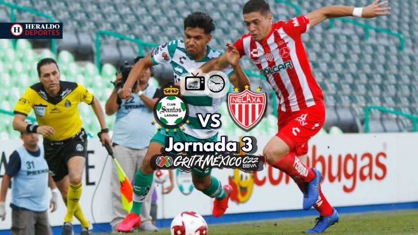 Qué canal transmite Santos vs Necaxa EN VIVO por TV: Jornada 3 Liga MX