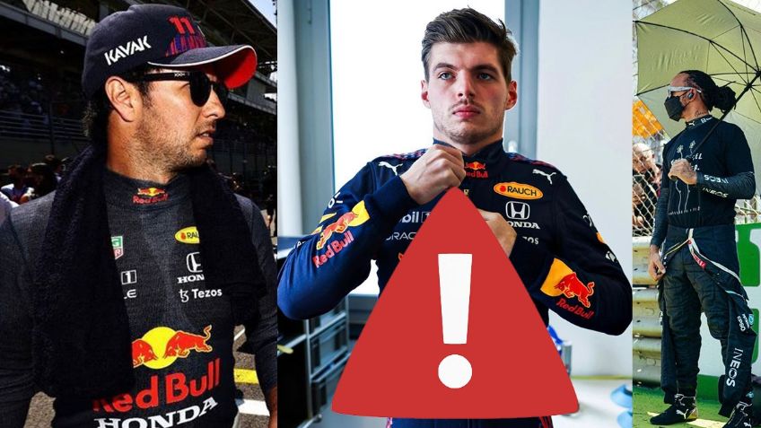 La advertencia de Checo Pérez hacia  Max Verstappen y Hamilton