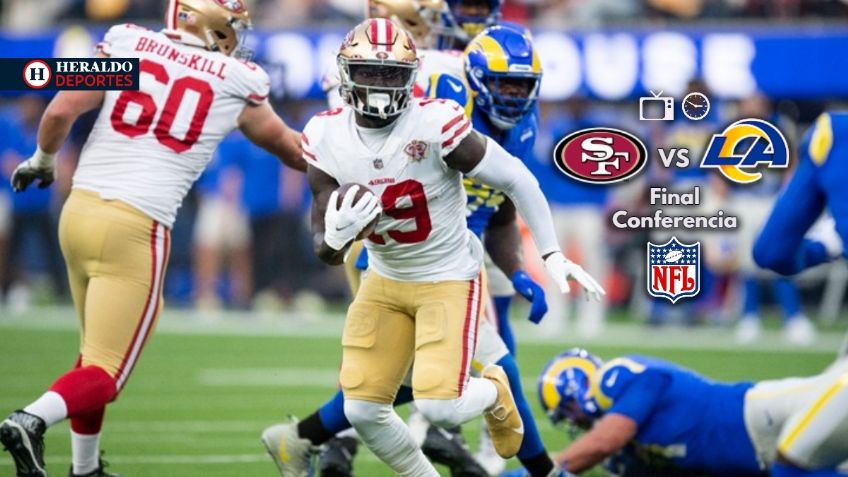 Qué canal transmite San Francisco 49ers vs Rams EN VIVO por TV: Final Conferencia NFL