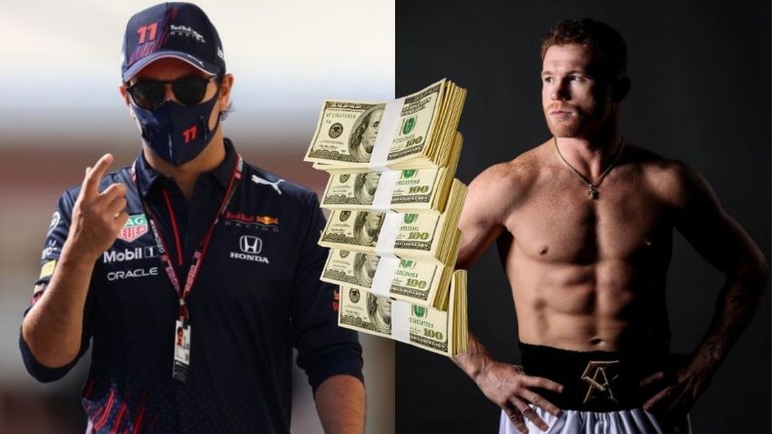 Checo Pérez vs Canelo Álvarez; ¿quién tiene más dinero?