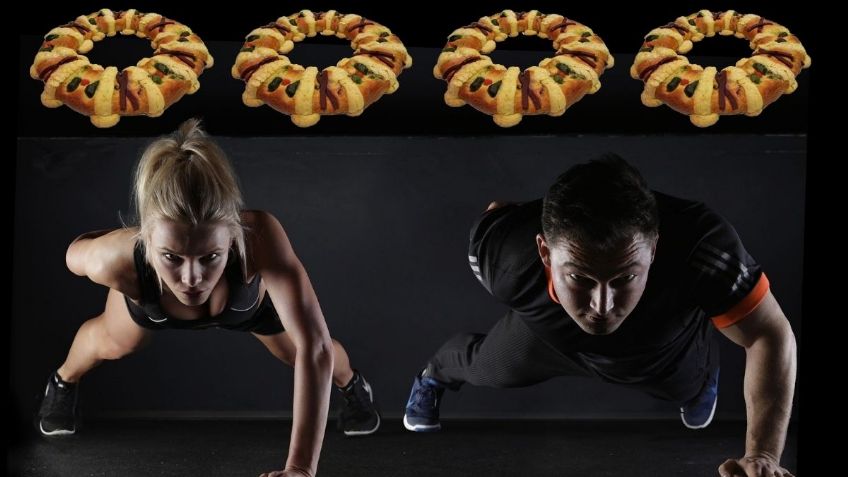 ¿Cuántas calorías tiene la Rosca de Reyes y qué ejercicios hacer para bajarla?