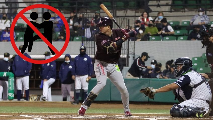 Así fue la brutal CAMPAL entre Tomateros y Algodoneros en la LMP (VIDEO)