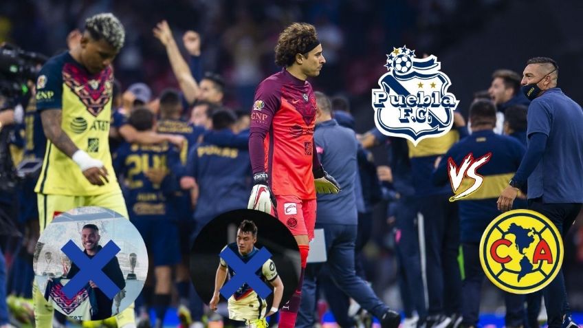 Liga MX: Las 7 bajas del América para enfrentar a Puebla; así sería su alineación