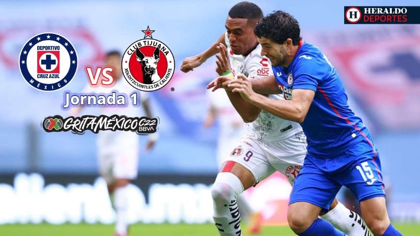 Qué canal transmite Cruz Azul vs Xolos EN VIVO por TV: Jornada 1 Liga MX