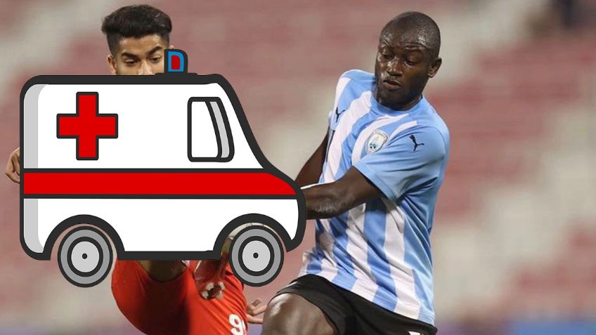 ¡Pudo ser tragedia! Futbolista se desvanece, pero es reanimado en la Liga de Qatar (VIDEO)