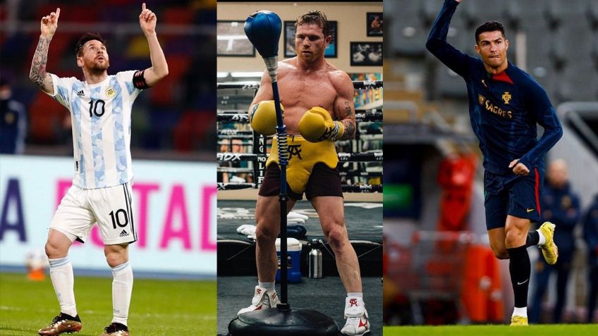 Canelo Álvarez es noqueado por Messi y Cristiano Ronaldo a punta de billetazos