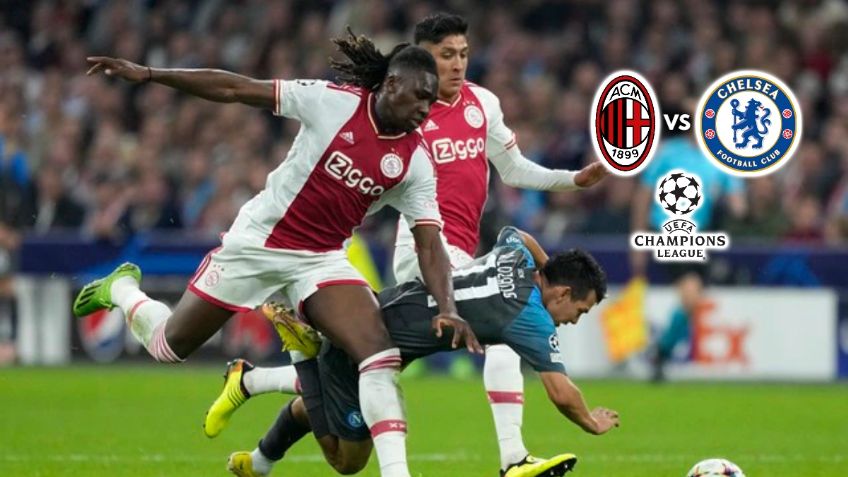 Qué canal transmite HOY Napoli vs Ajax EN VIVO: Edson, Sánchez y Chucky en Champions